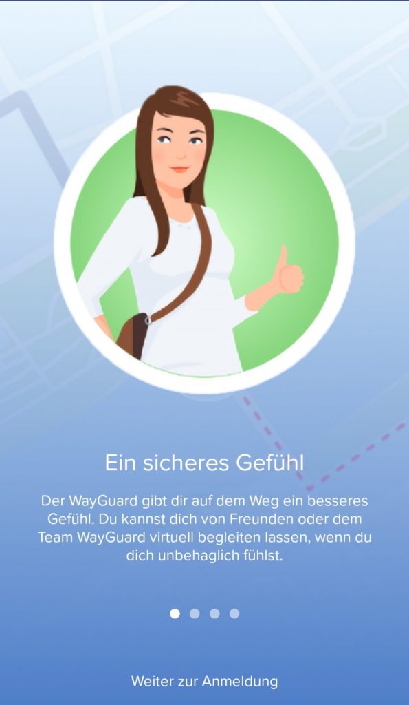 ist eine kostenlose Begleit-App für Jung und Alt. WayGuard ist eine kostenlose Begleit-App für Jung und Alt.